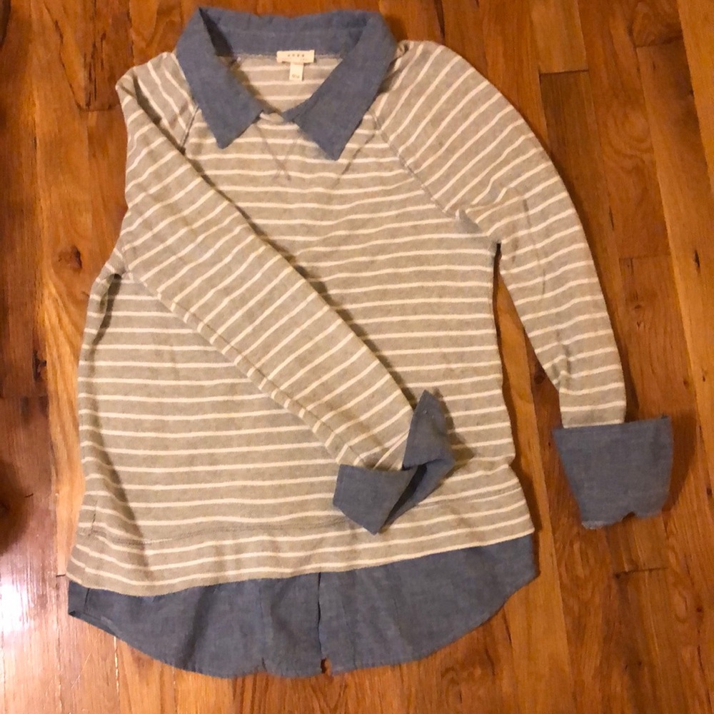 Joie faux layered sweatshirt